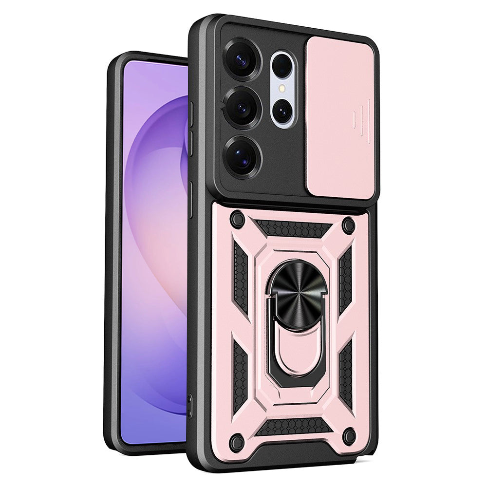 Калъф за Samsung Galaxy S26 Ultra S948, Techsuit, CamShield, Розово злато