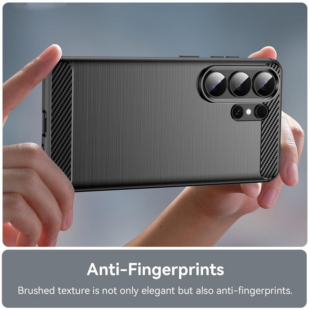 Калъф за Samsung Galaxy S26 Ultra S948, Techsuit, Карбон, Черен