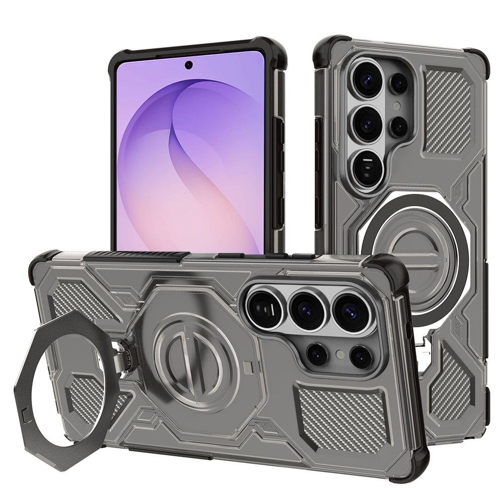 Калъф за Samsung Galaxy S26 Ultra S948, Techsuit, Carbon Shield Pro, Димен