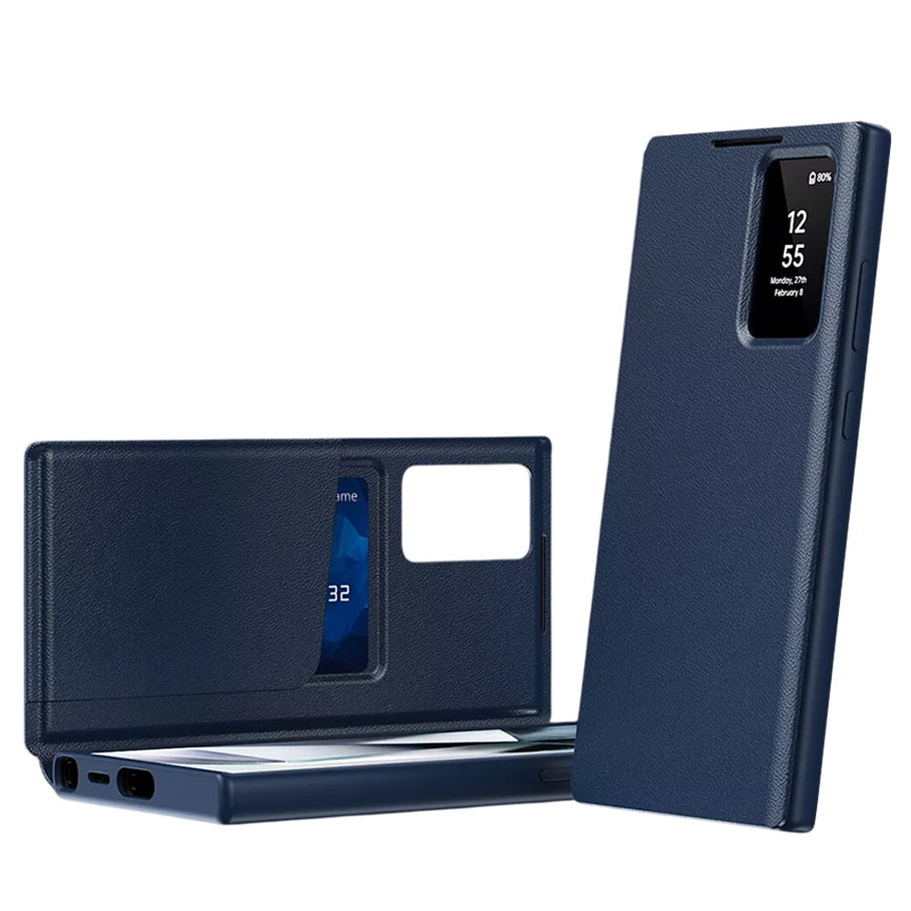 Калъф за Samsung Galaxy S26 Ultra S948, Techsuit, SmartView, Син