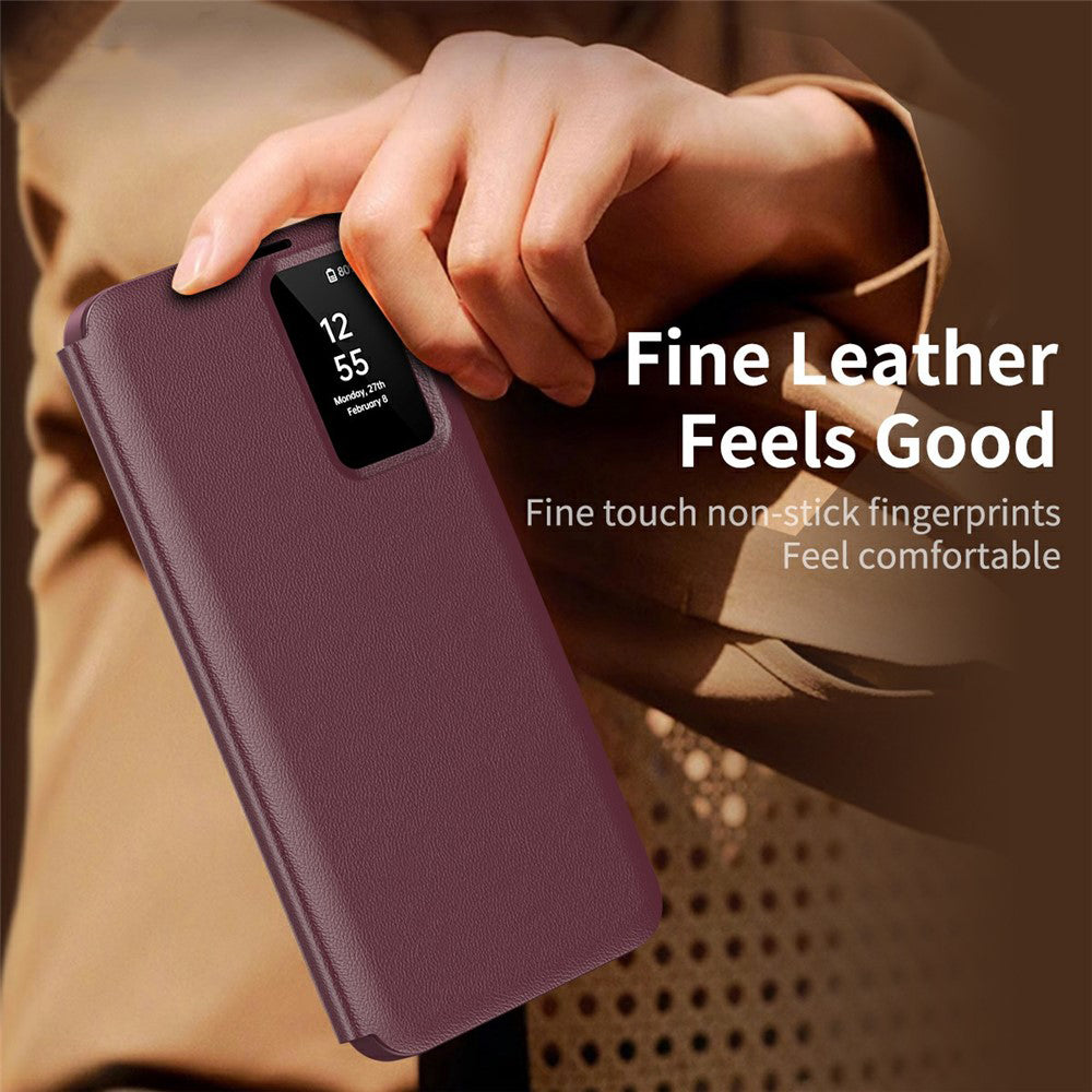 Калъф за Samsung Galaxy S26 Ultra S948, Techsuit, SmartView, Червен