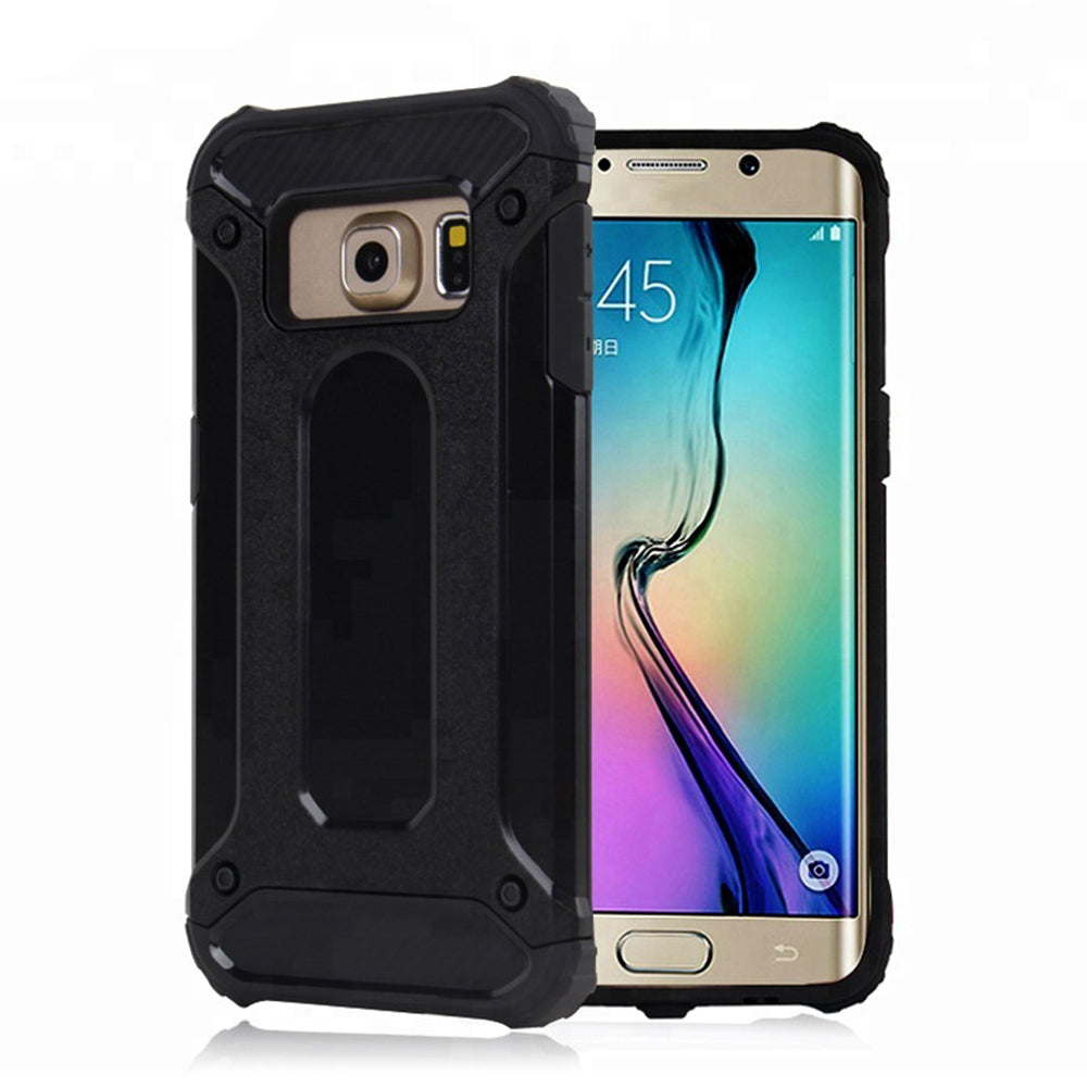 Калъф за Samsung Galaxy S6 G920, Techsuit, Hybrid Armor, Черен