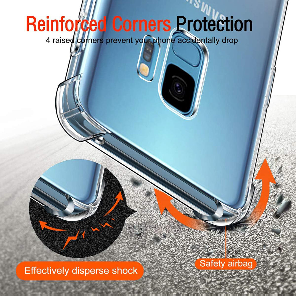 Калъф за Samsung Galaxy S9 G960, Techsuit, Shockproof Clear, Прозрачен