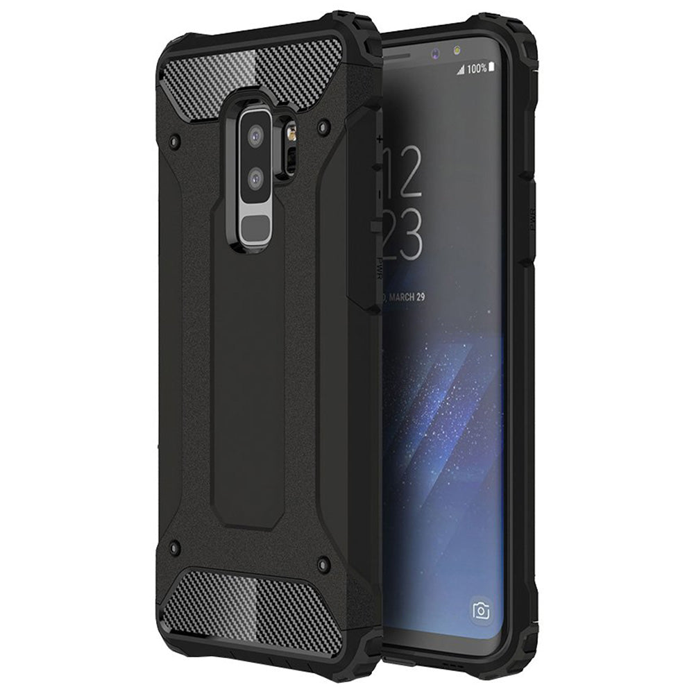 Калъф за Samsung Galaxy S9+ G965, Techsuit, Hybrid Armor, Черен