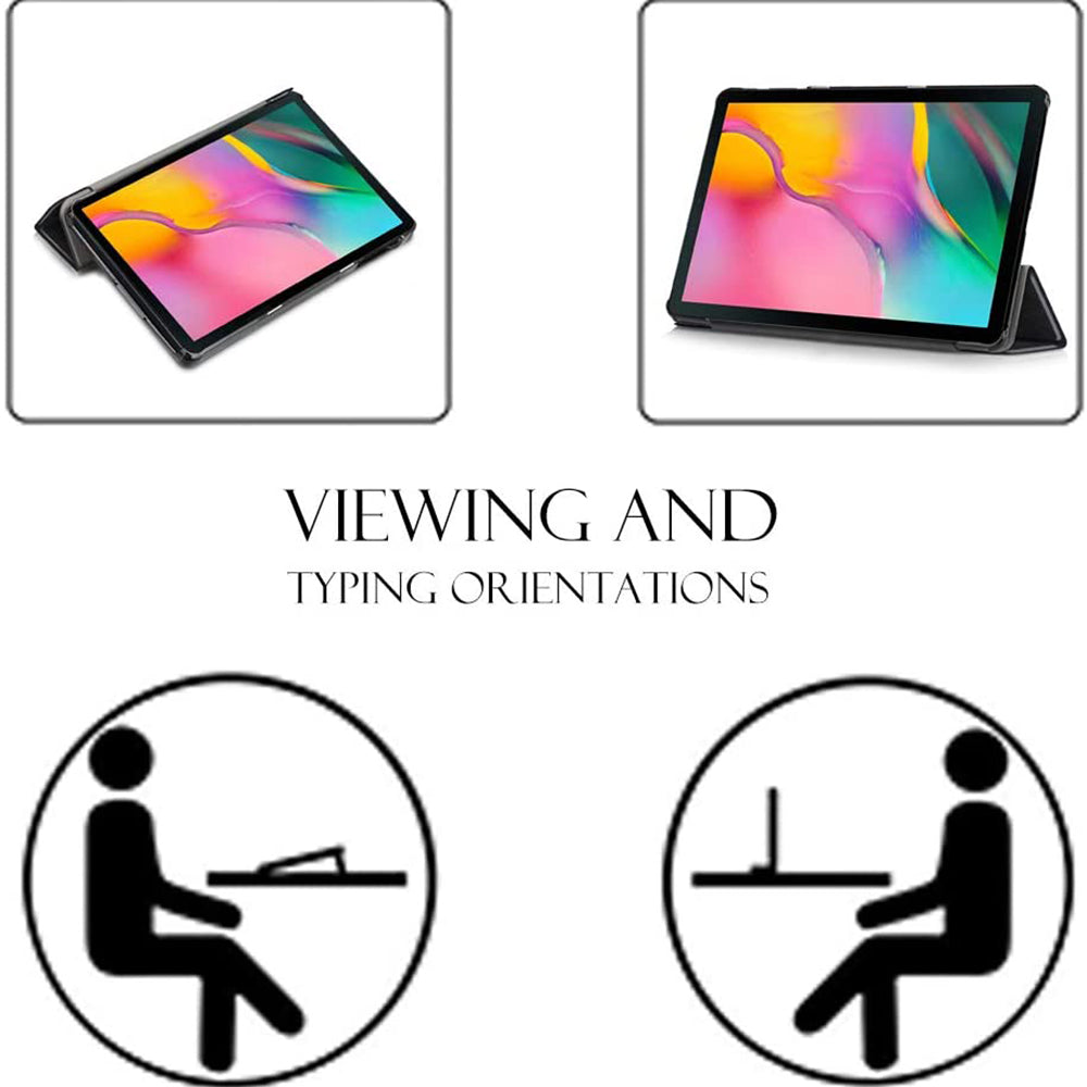 Калъф за Samsung Galaxy Tab A 10.1 (2019), Techsuit, FoldPro, Черен