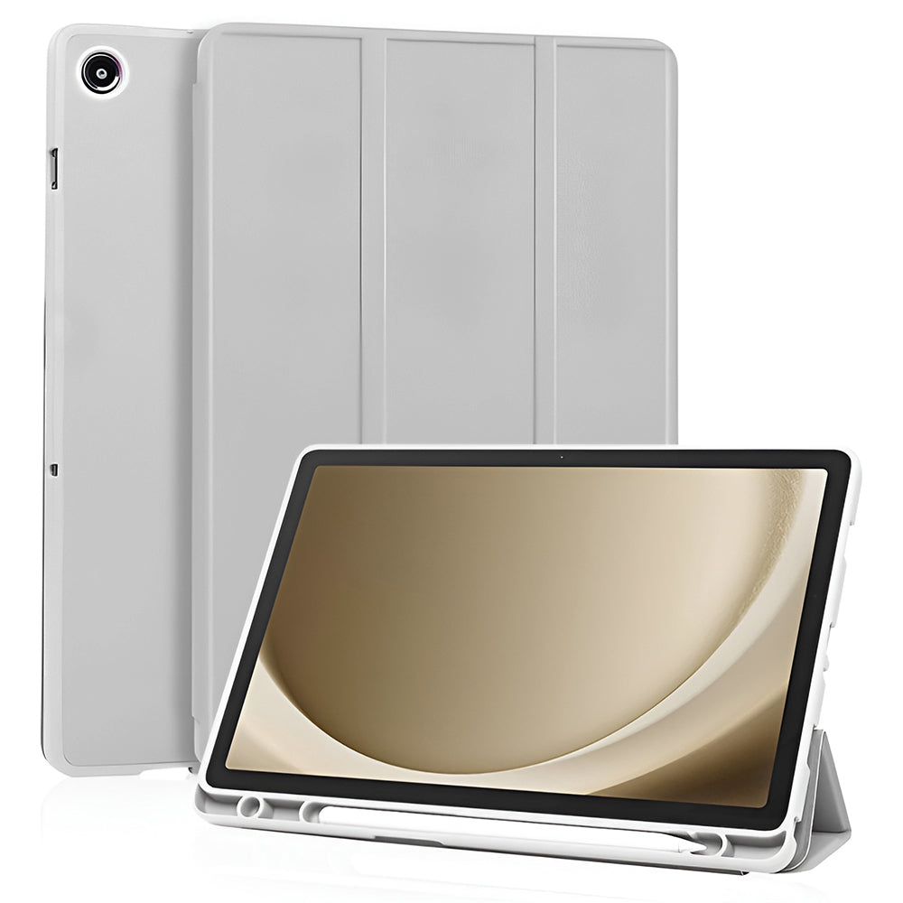 Калъф за Samsung Galaxy Tab A11+ / Tab A9+, Techsuit, Flex Trifold, Сив