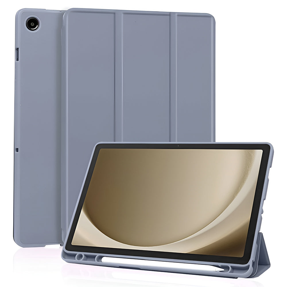 Калъф за Samsung Galaxy Tab A11+ / Tab A9+, Techsuit, Flex Trifold, Лилав