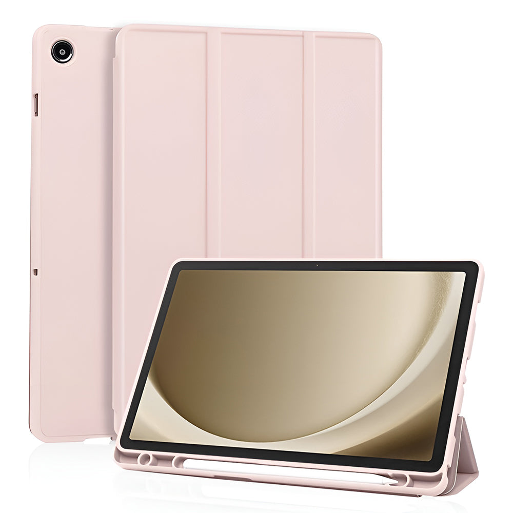 Калъф за Samsung Galaxy Tab A11+ / Tab A9+, Techsuit, Flex Trifold, Розов