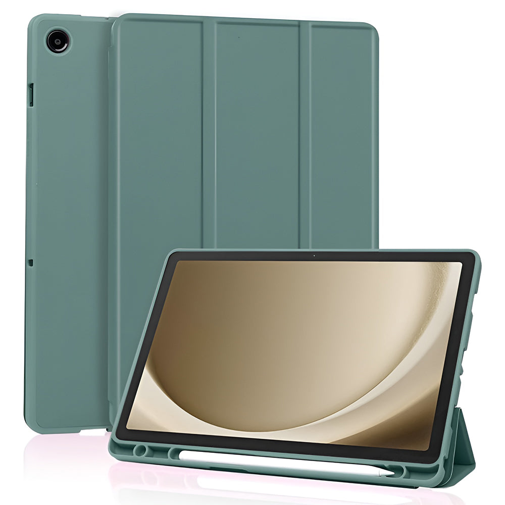 Калъф за Samsung Galaxy Tab A11+ / Tab A9+, Techsuit, Flex Trifold, Зелен