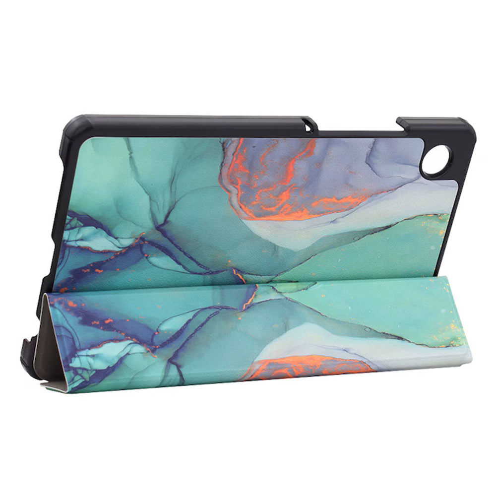 Калъф за Samsung Galaxy Tab A11+ / Tab A9+, Techsuit, FoldPro Green Time, Многоцветен