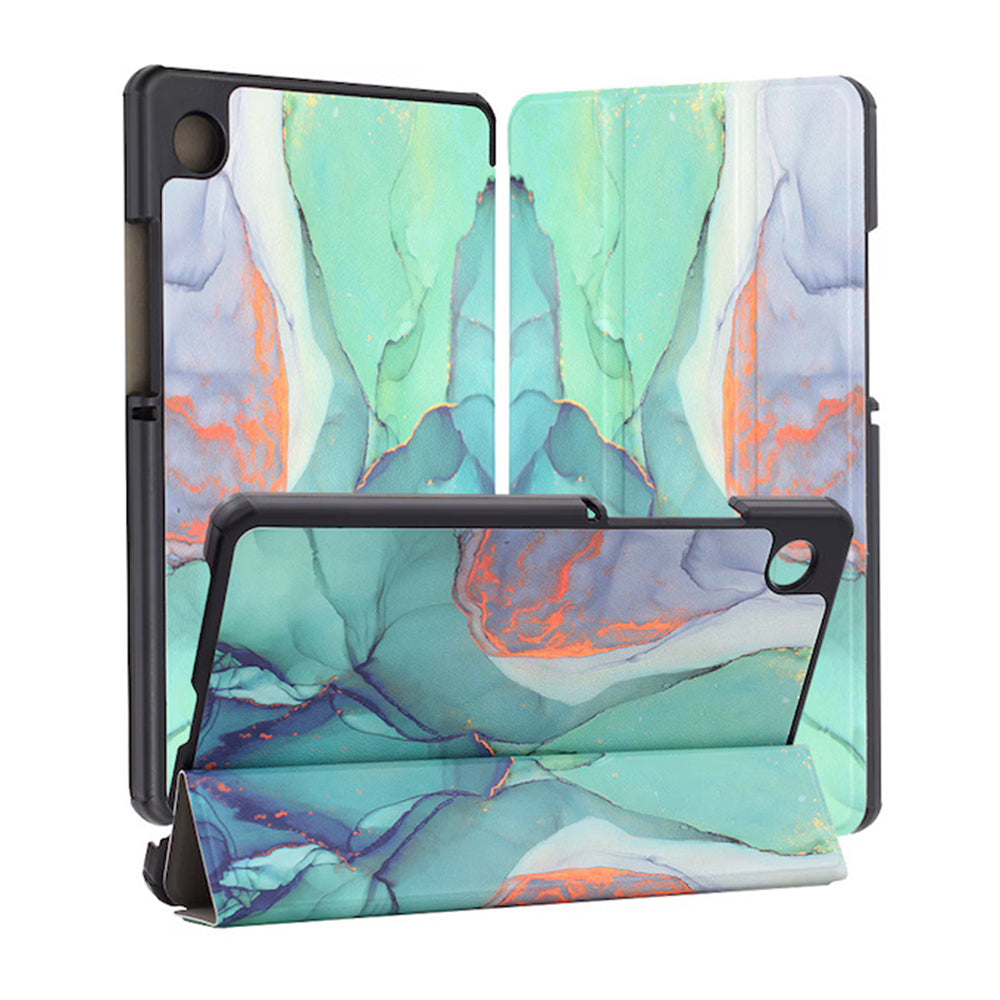 Калъф за Samsung Galaxy Tab A11+ / Tab A9+, Techsuit, FoldPro Green Time, Многоцветен