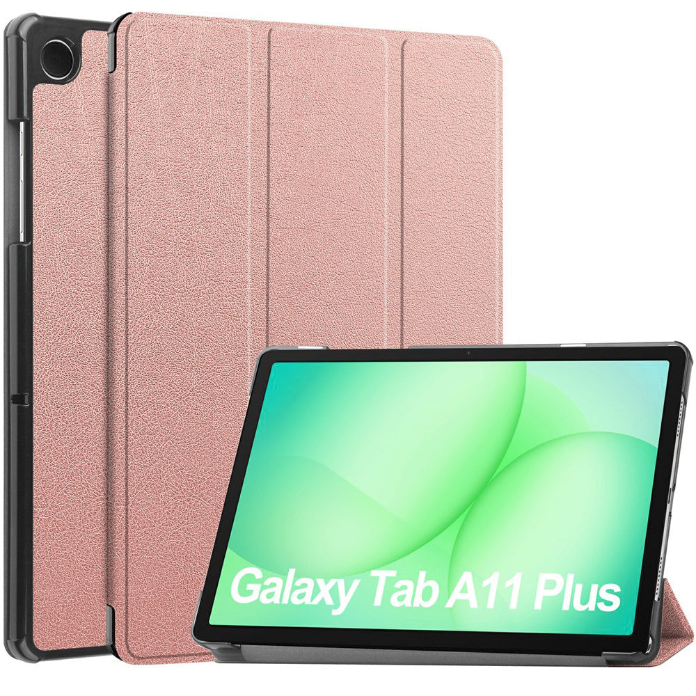 Калъф за Samsung Galaxy Tab A11+ / Tab A9+, Techsuit, FoldPro, Розов