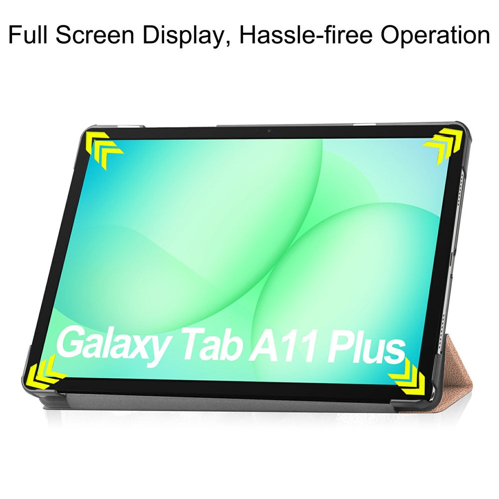 Калъф за Samsung Galaxy Tab A11+ / Tab A9+, Techsuit, FoldPro, Розов