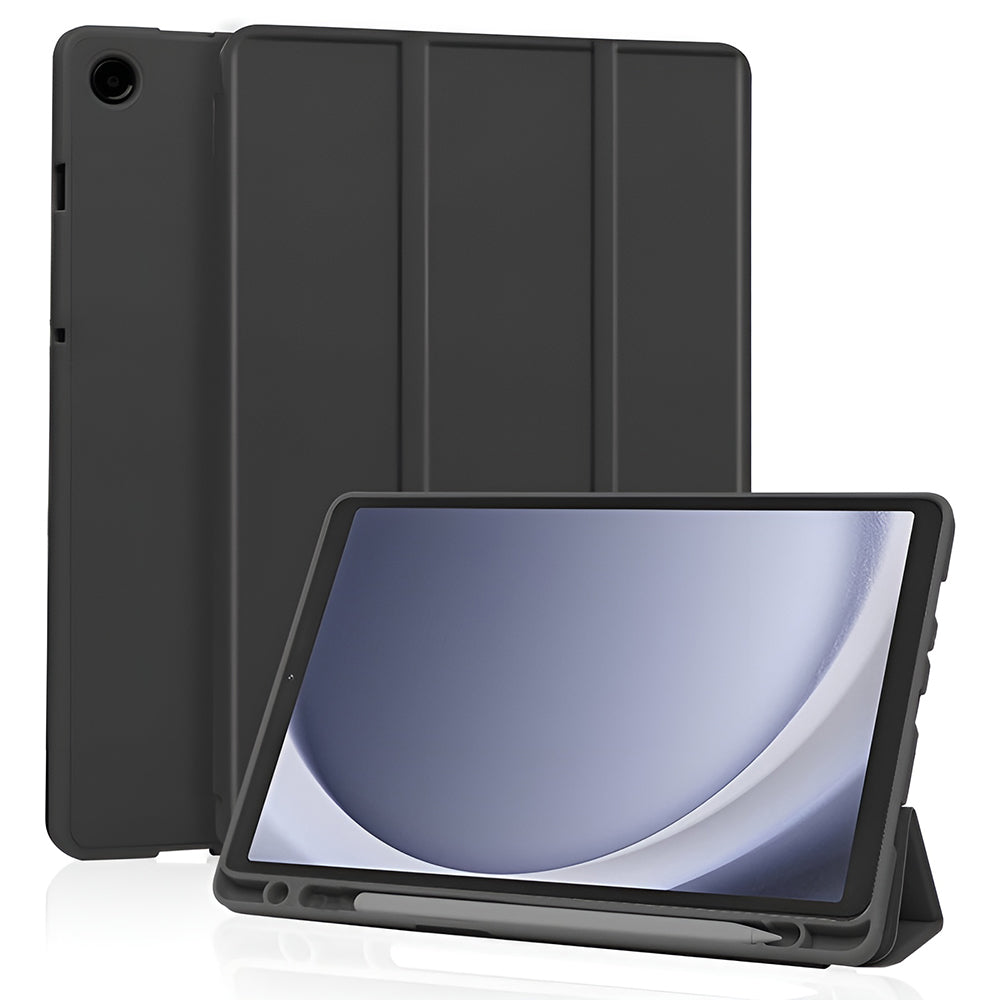 Калъф за Samsung Galaxy Tab A11 / Tab A9, Techsuit, Flex Trifold Нов Модел, Черен