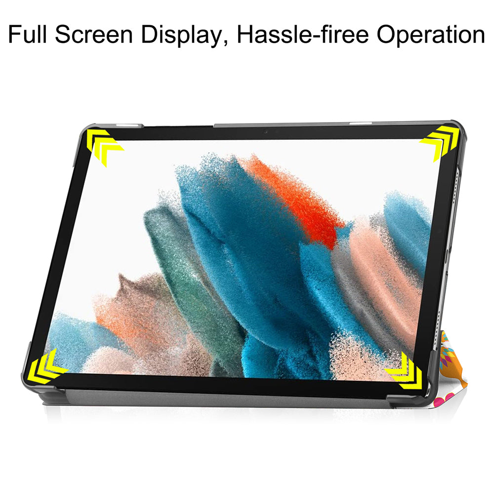 Калъф за Samsung Galaxy Tab A11 / Tab A9, Techsuit, FoldPro Butterfly New Model, Многоцветен