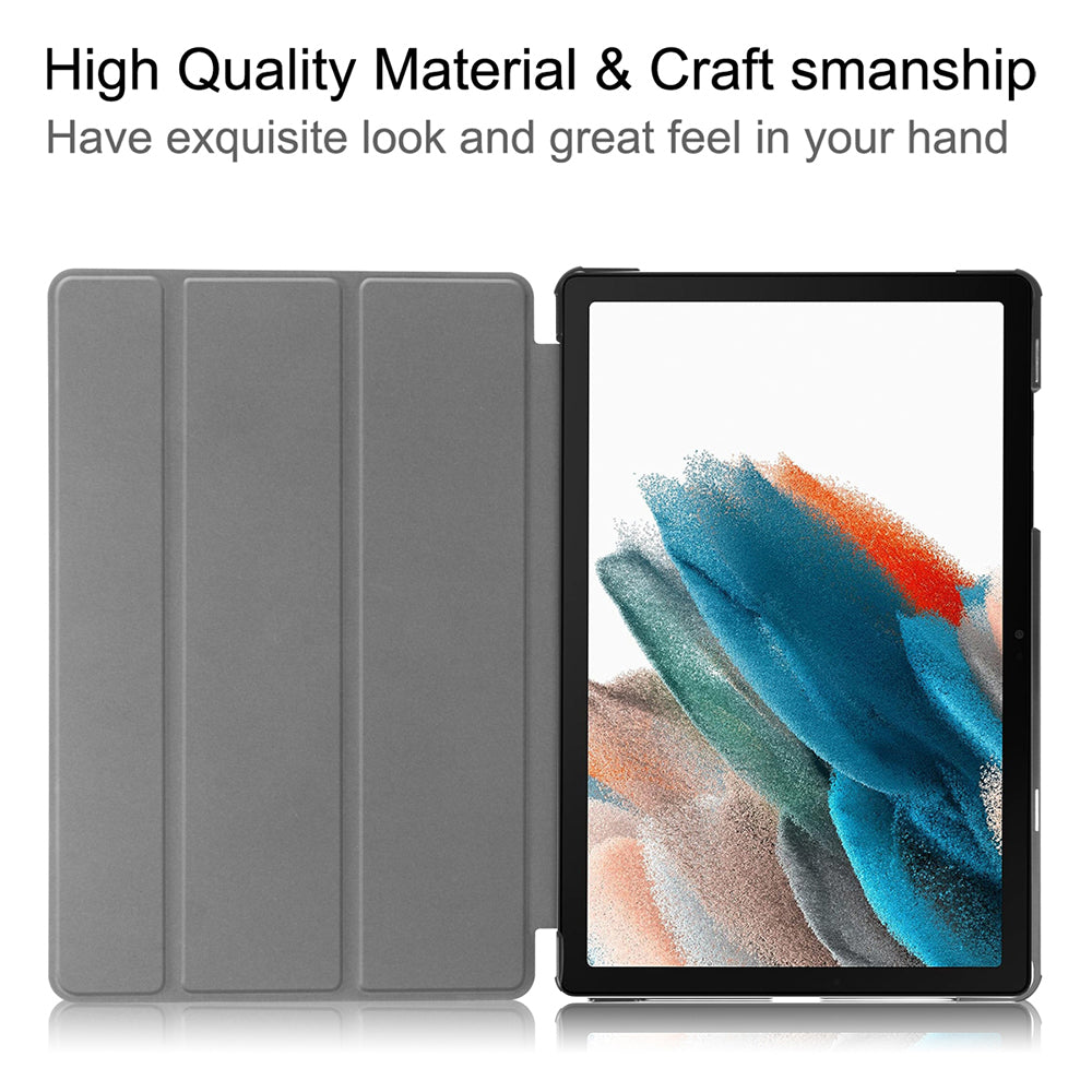 Калъф за Samsung Galaxy Tab A11 / Tab A9, Techsuit, FoldPro Butterfly New Model, Многоцветен