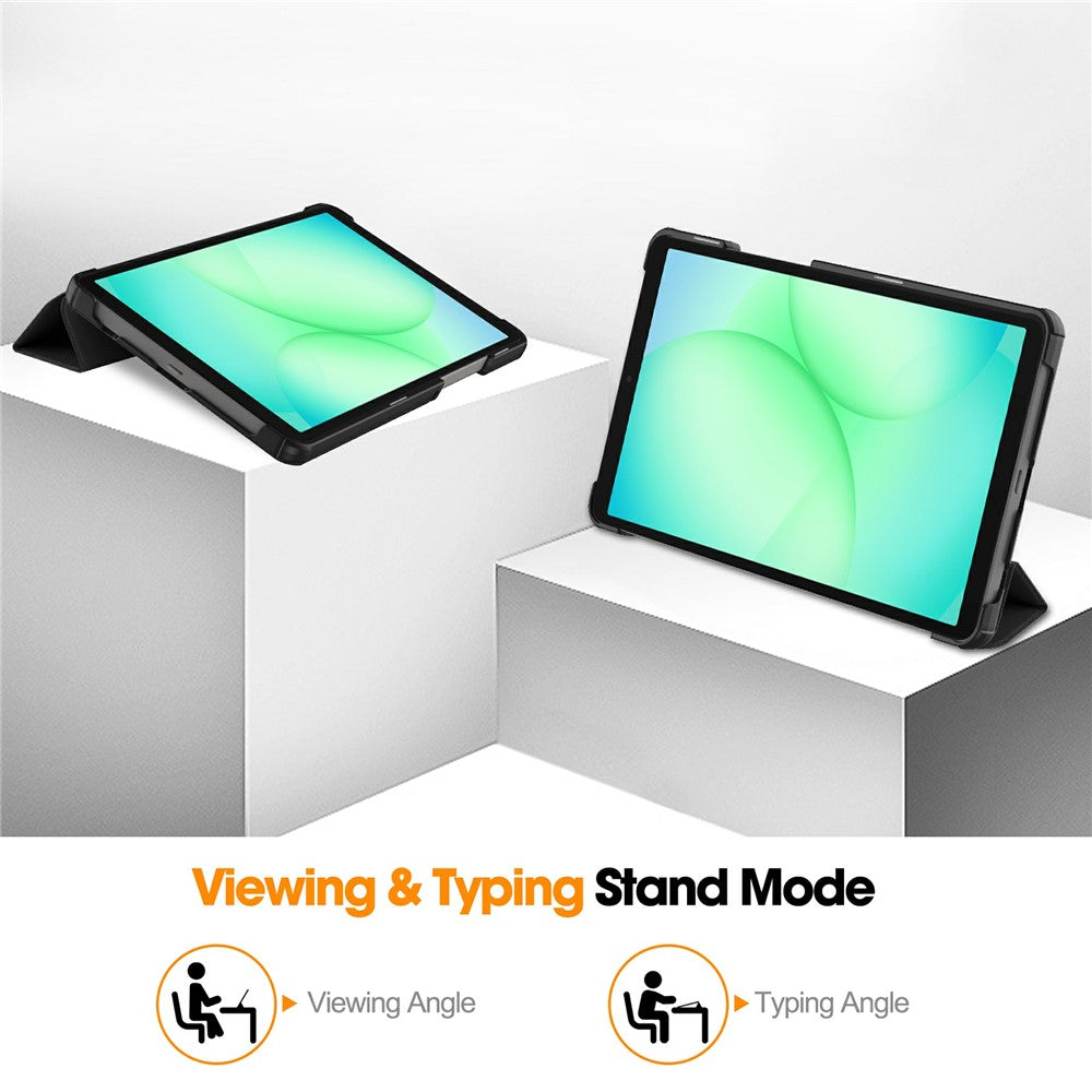 Калъф за Samsung Galaxy Tab A11 / Tab A9, Techsuit, FoldPro Нов Модел, Черен