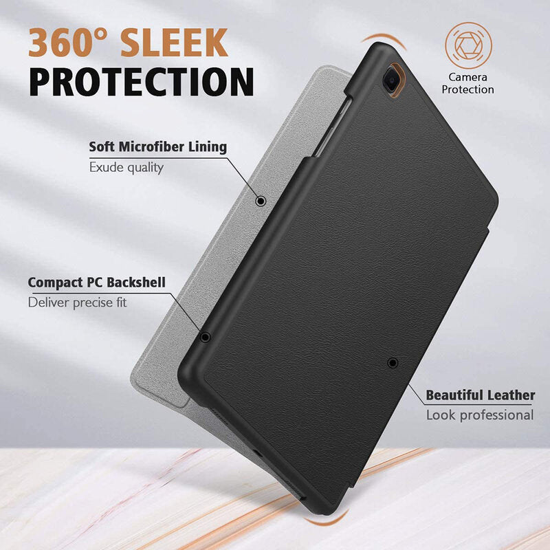 Калъф за Samsung Galaxy Tab A7 Lite, Techsuit, FoldPro, Черен