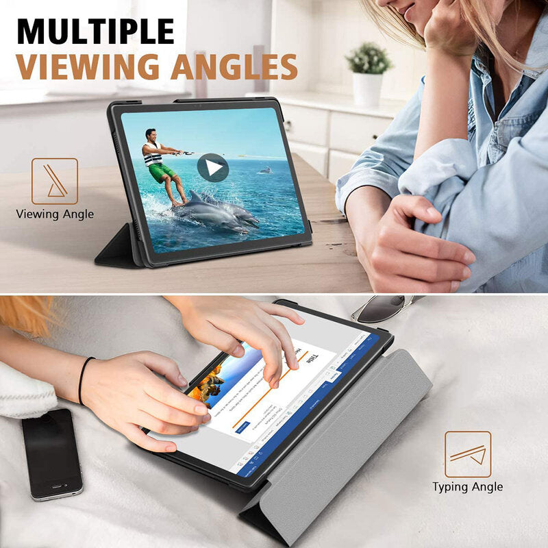 Калъф за Samsung Galaxy Tab A7 Lite, Techsuit, FoldPro, Черен
