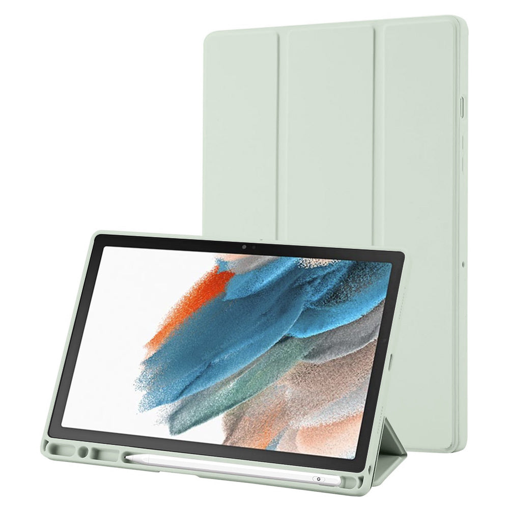 Калъф за Samsung Galaxy Tab A8 10.5 (2021), Techsuit, Flex Trifold, Зелен Матча
