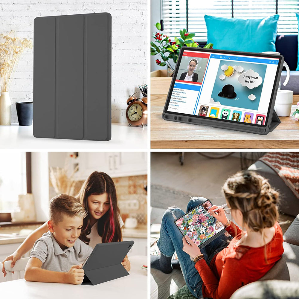 Калъф за Samsung Galaxy Tab A8 10.5 (2021), Techsuit, Flex Trifold, Зелен Матча