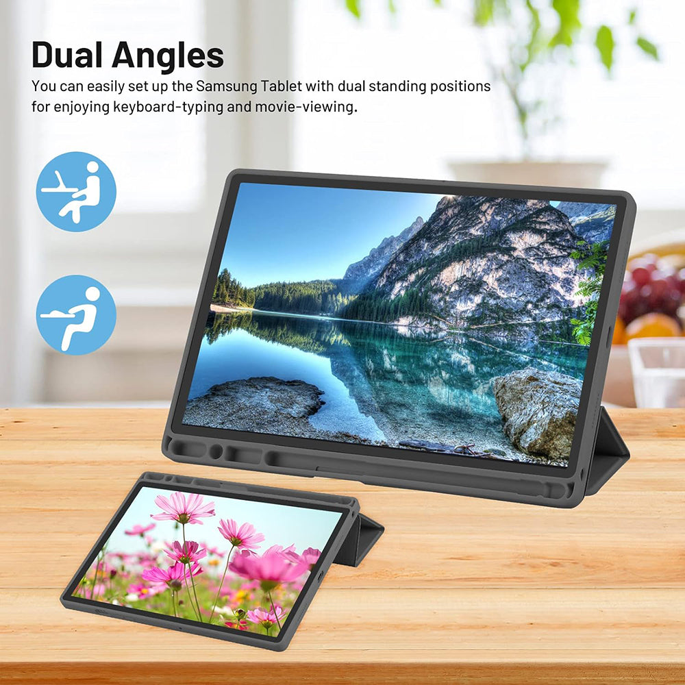 Калъф за Samsung Galaxy Tab A8 10.5 (2021), Techsuit, Flex Trifold, Зелен Матча