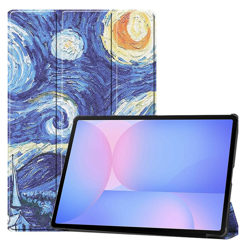 Калъф за Samsung Galaxy Tab S10 FE+, Techsuit, FoldPro Starry Night, Многоцветен