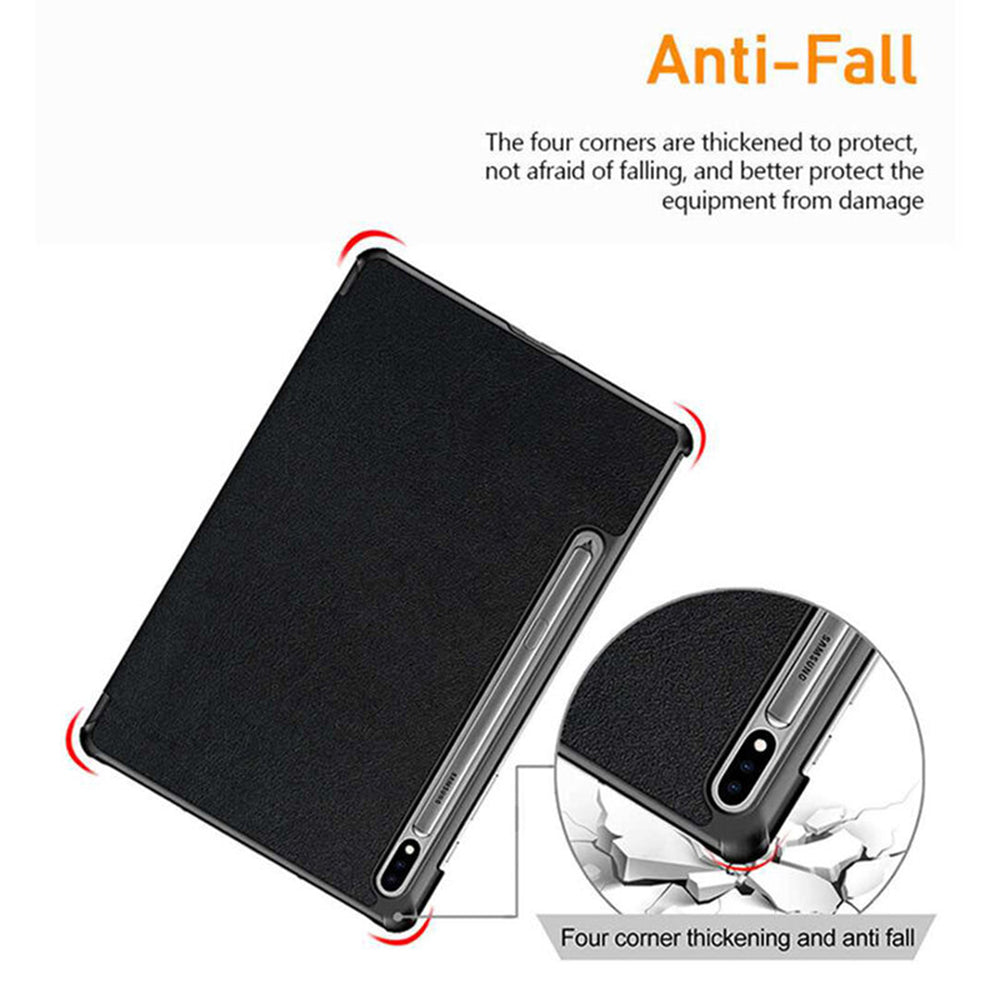 Калъф за Samsung Galaxy Tab S10 Ultra / Tab S9 Ultra / Tab S8 Ultra, Techsuit, FoldPro Butterfly, Многоцветен