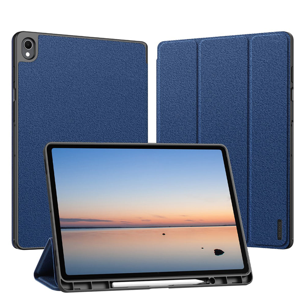 Калъф за Samsung Galaxy Tab S12 Plus, DUX DUCIS, Domo с държач за писалка, син