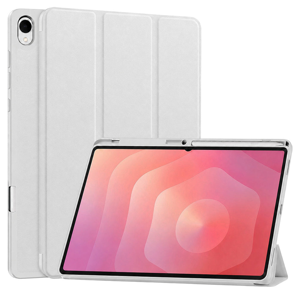 Калъф за Samsung Galaxy Tab S12 Plus, Techsuit, Flex Trifold, Сив