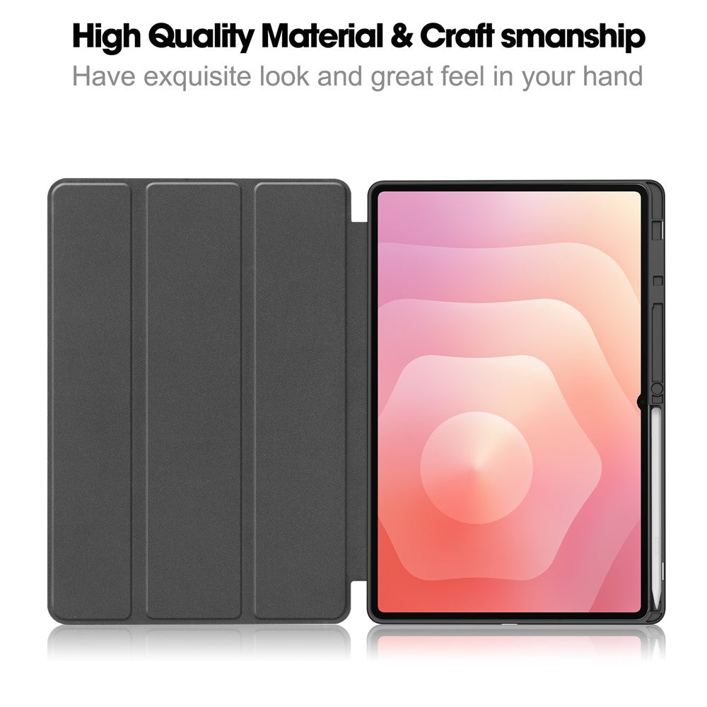 Калъф за Samsung Galaxy Tab S12 Ultra / Tab S11 Ultra, Techsuit, Flex Trifold, Зелен Матча
