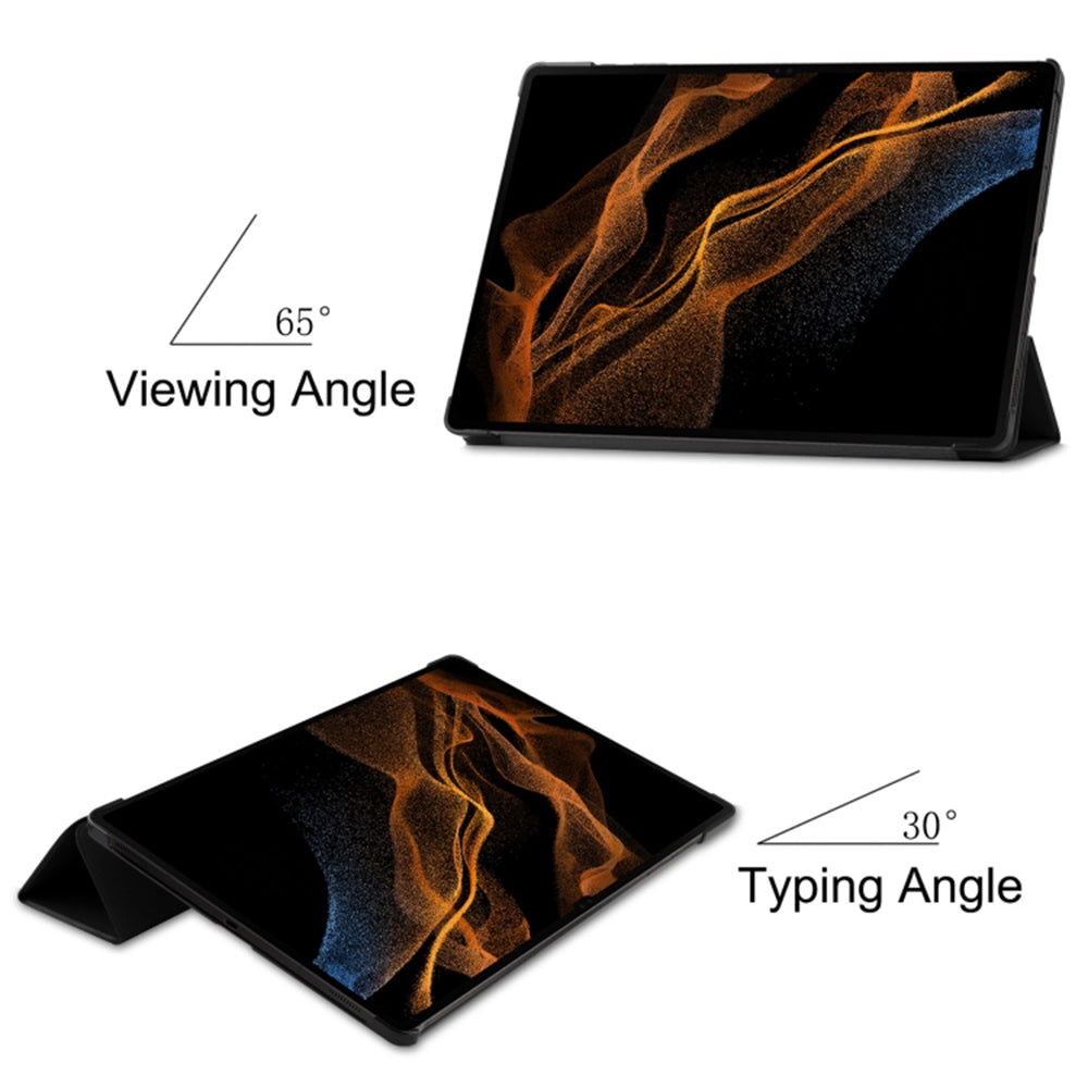 Калъф за Samsung Galaxy Tab S8 Ultra, Techsuit, FoldPro, Черен