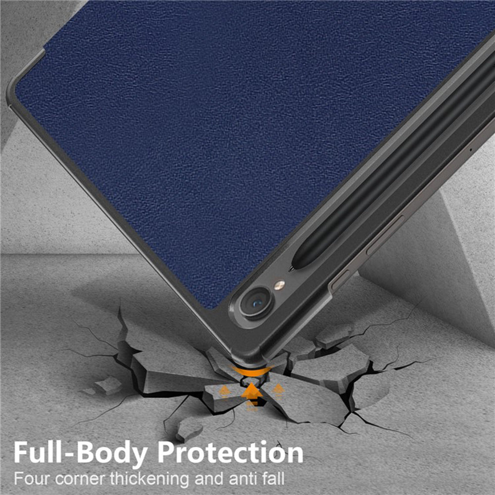 Калъф за Samsung Galaxy Tab S9 FE / Tab S9 / Tab S10 FE, Techsuit, FoldPro, Син