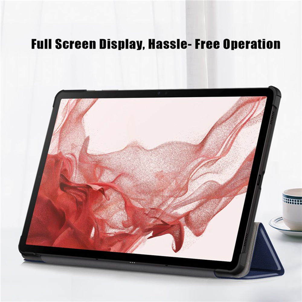 Калъф за Samsung Galaxy Tab S9 FE / Tab S9 / Tab S10 FE, Techsuit, FoldPro, Син