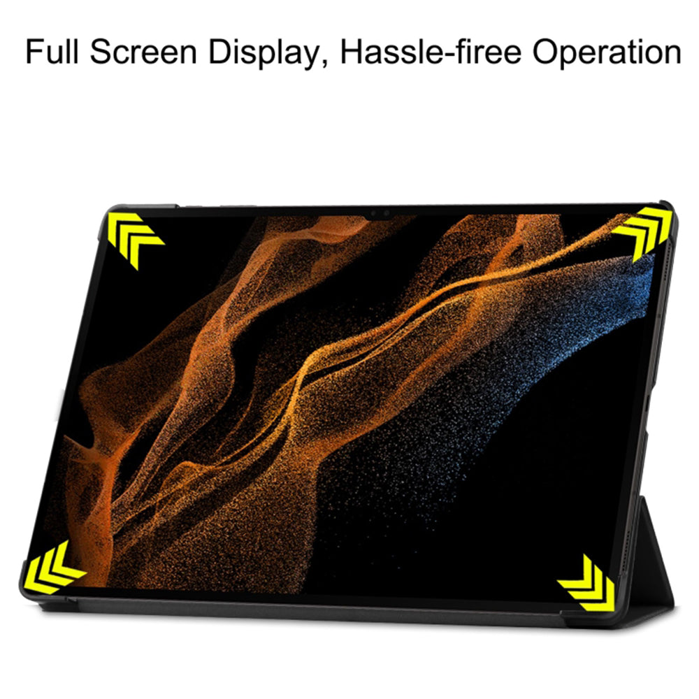 Калъф за Samsung Galaxy Tab S9 FE / Tab S9 / Tab S10 FE, Techsuit, FoldPro Butterfly, Многоцветен