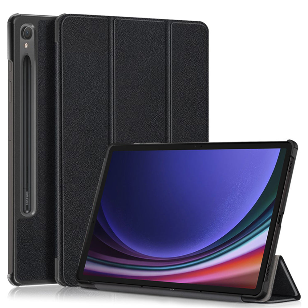 Калъф за Samsung Galaxy Tab S9 FE / Tab S9 / Tab S10 FE, Techsuit, FoldPro, Черен