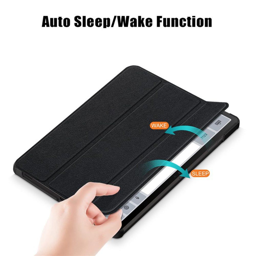 Калъф за Samsung Galaxy Tab S9 FE / Tab S9 / Tab S10 FE, Techsuit, FoldPro, Черен