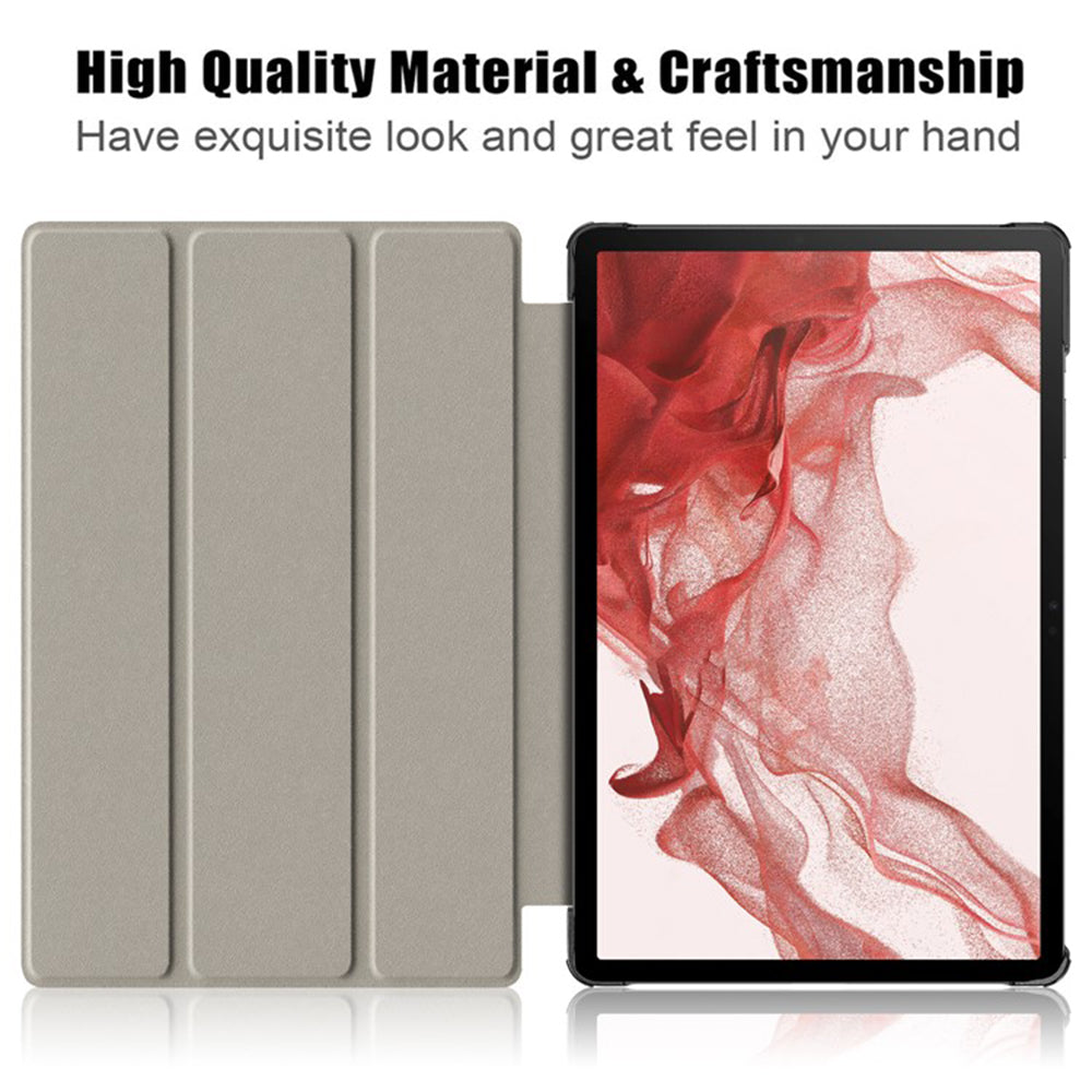 Калъф за Samsung Galaxy Tab S9 FE / Tab S9 / Tab S10 FE, Techsuit, FoldPro, Черен