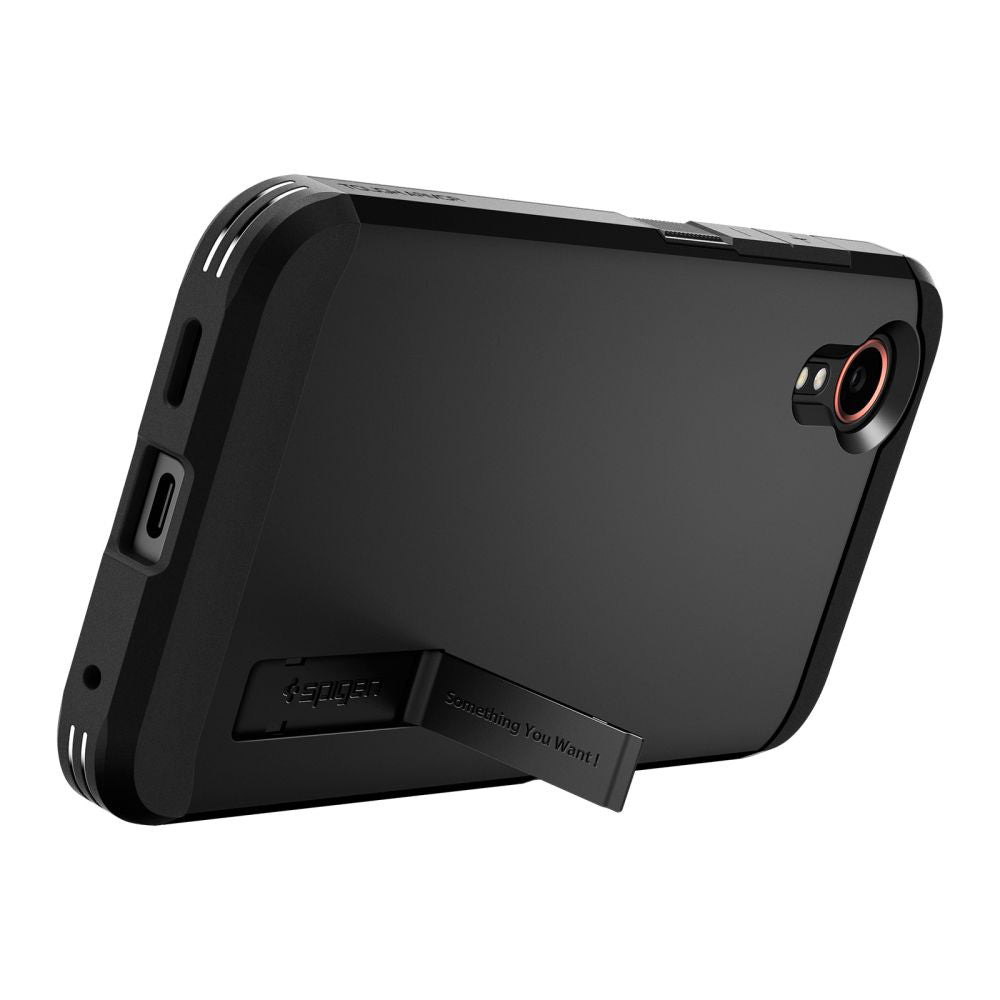 Калъф за Samsung Galaxy Xcover7 G556, Spigen, Tough Armor, Черен ACS07505