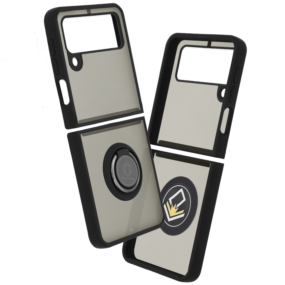 Калъф за Samsung Galaxy Z Flip3 5G F711, Techsuit, Glinth, Черен