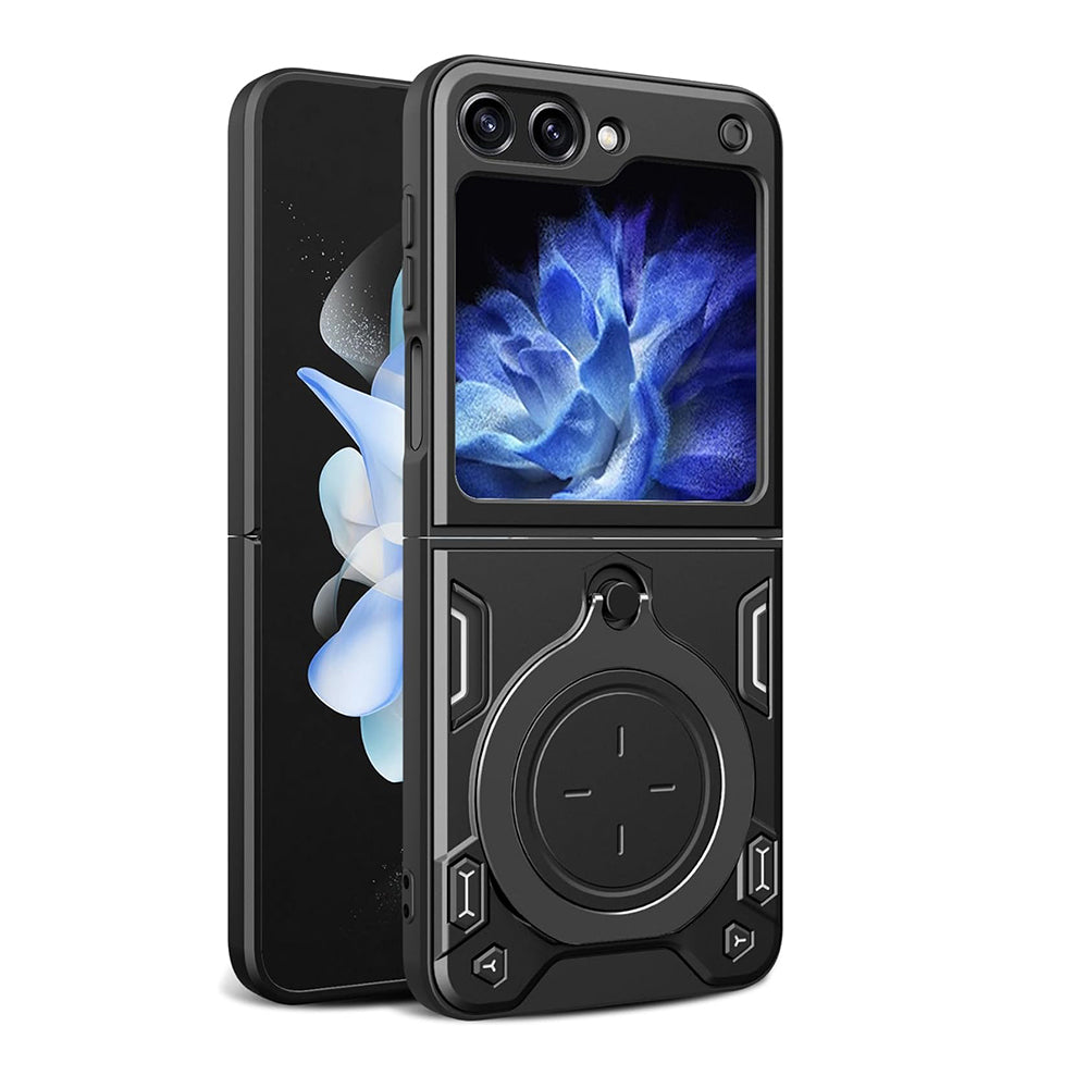 Калъф за Samsung Galaxy Z Flip5 F731, Techsuit, CamGuard Pro, Черен