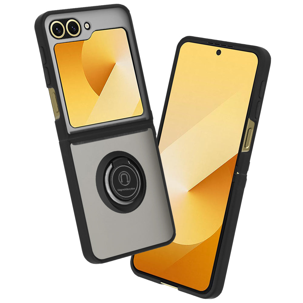 Калъф за Samsung Galaxy Z Flip7 FE F761 / Z Flip6 F741, Techsuit, Glinth, Черен