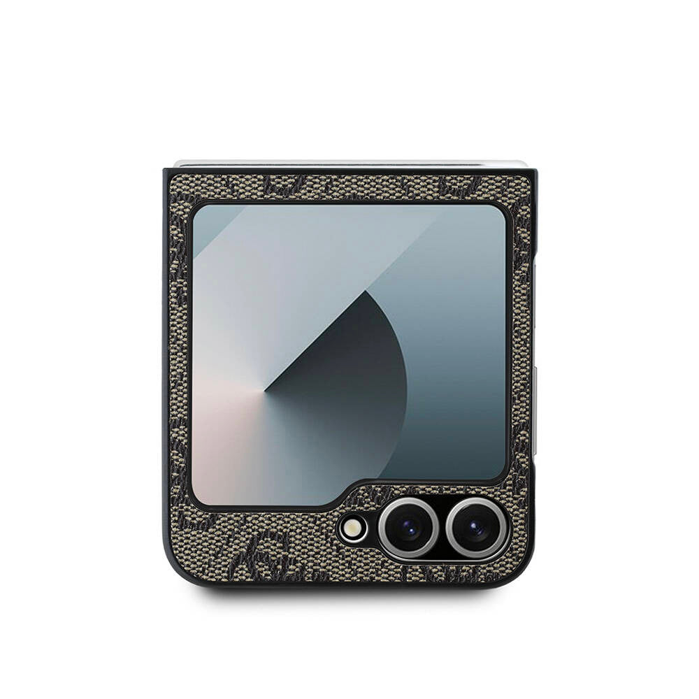 Калъф за Samsung Galaxy Z Flip7 F766, Guess, 4G Metal Logo, Черен
