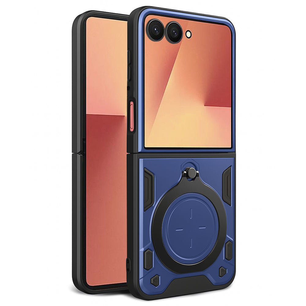 Калъф за Samsung Galaxy Z Flip7 F766, Techsuit, CamGuard Pro, Син