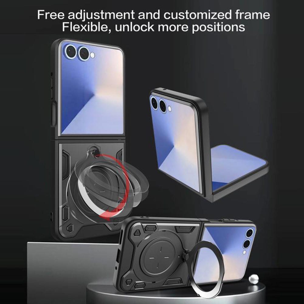 Калъф за Samsung Galaxy Z Flip7 F766, Techsuit, CamGuard Pro, Син