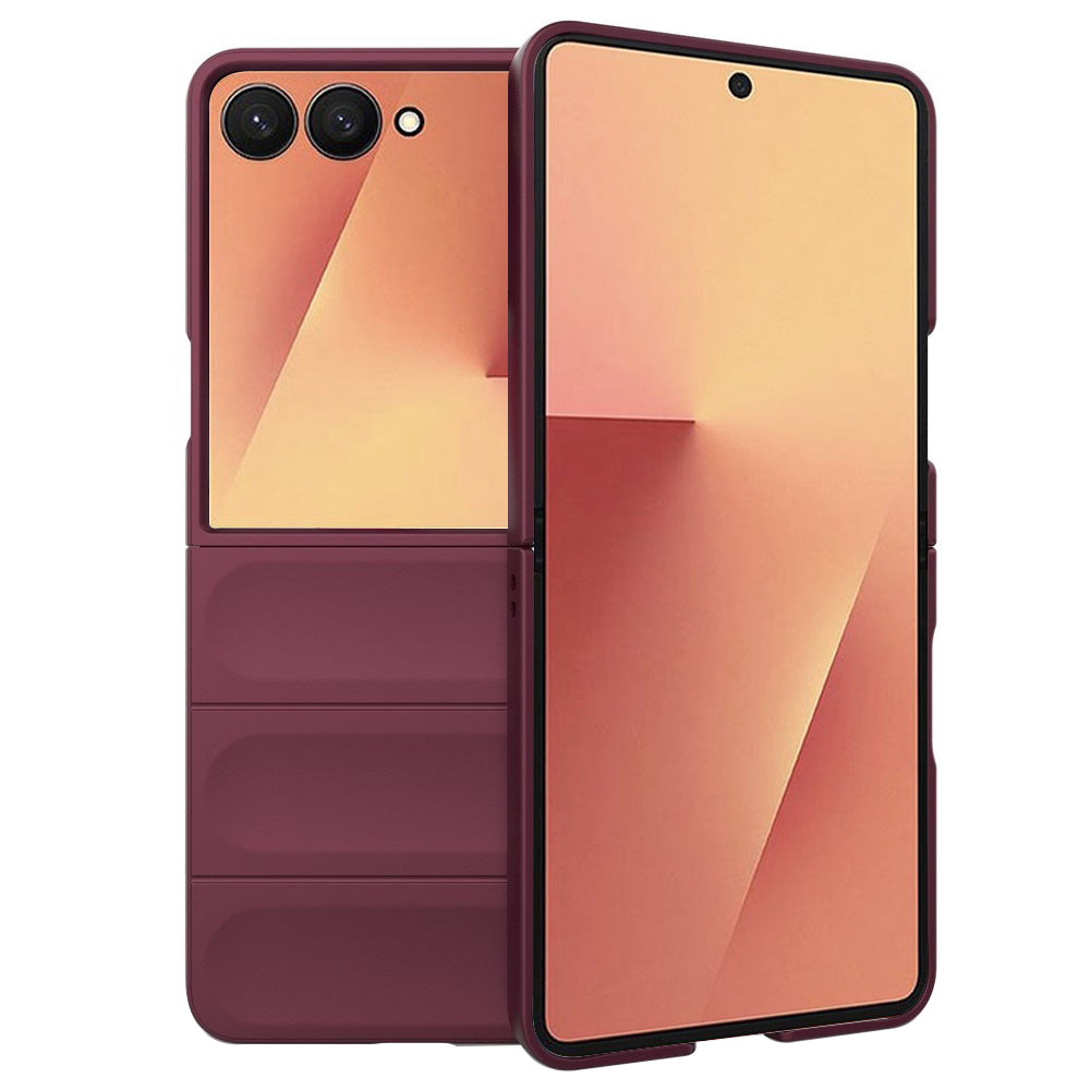 Калъф за Samsung Galaxy Z Flip7 F766, Techsuit, Magic Shield, Бордо