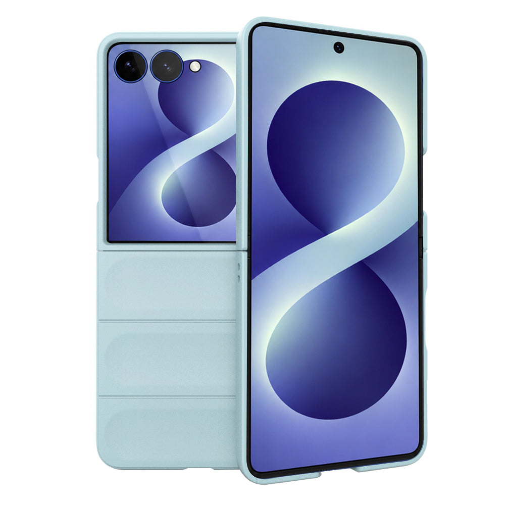 Калъф за Samsung Galaxy Z Flip8 F776, Techsuit, Magic Shield, Син
