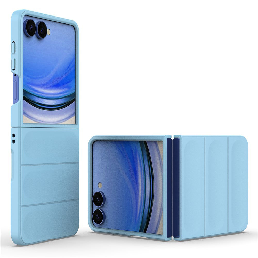 Калъф за Samsung Galaxy Z Flip8 F776, Techsuit, Magic Shield, Син