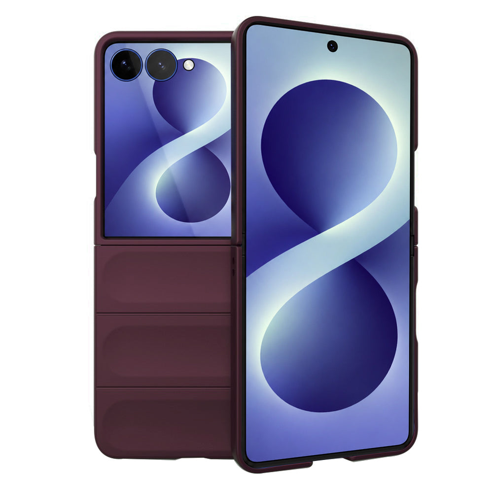 Калъф за Samsung Galaxy Z Flip8 F776, Techsuit, Magic Shield, Бордо
