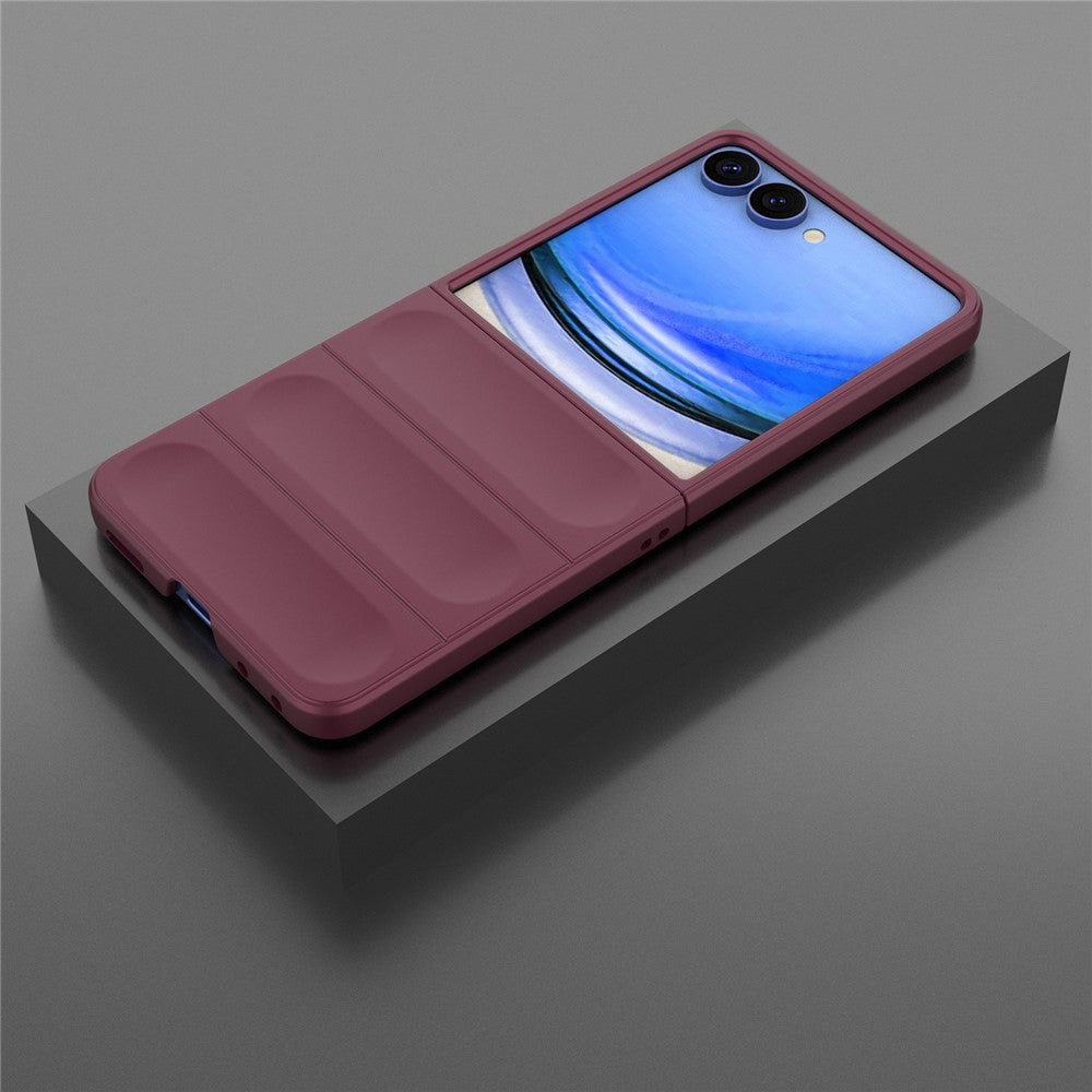 Калъф за Samsung Galaxy Z Flip8 F776, Techsuit, Magic Shield, Бордо